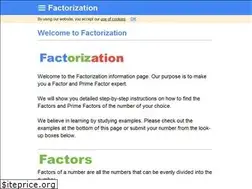 Sites similar to factorization.info