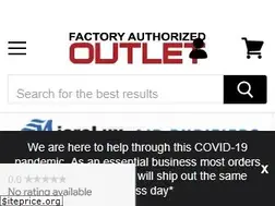 Sites similar to factoryauthorizedoutlet.com