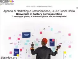 Sites similar to factorycommunication.it