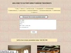 Sites similar to factorydirectwindowtreatments.com