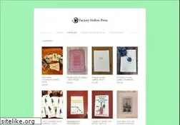 Sites similar to factoryhollowpress.com