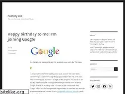 Sites similar to factoryjoe.com