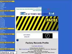 Sites similar to factoryrecords.net