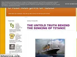 Sites similar to factsfootprint.blogspot.com