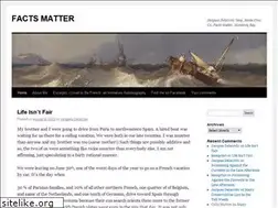 Sites similar to factsmatter.wordpress.com