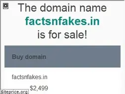 Sites similar to factsnfakes.in
