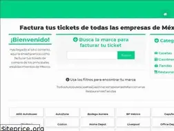 Sites similar to facturartickets.com.mx