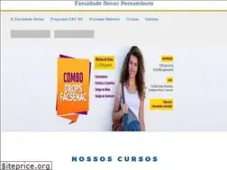 Sites similar to faculdadesenacpe.edu.br