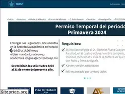 Sites similar to facultaddelenguas.com