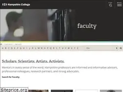 Sites similar to faculty.hampshire.edu