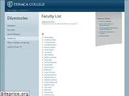 Sites similar to faculty.ithaca.edu