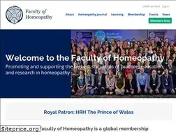 Sites similar to facultyofhomeopathy.org
