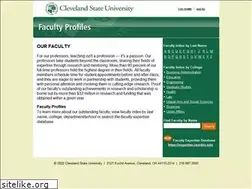 Sites similar to facultyprofile.csuohio.edu