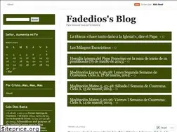 Sites similar to fadedios.wordpress.com