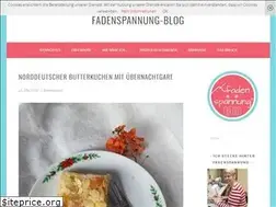 Sites similar to fadenspannung-blog.de