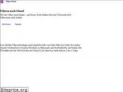 Sites similar to faehren-island.de