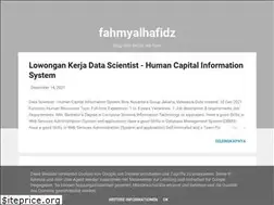 Sites similar to fahmyalhafidz.blogspot.com