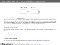 Sites similar to fahrenheittocelsius.info