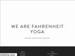 Sites similar to fahrenheityogastudio.com