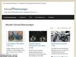 Sites similar to fahrrad-kleinanzeigen.de