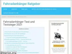 Sites similar to fahrradanhaenger-testsieger.de