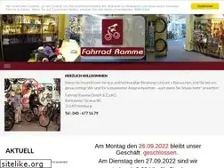 Sites similar to fahrradramme.de