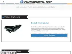 Sites similar to fahrradsatteltest.com