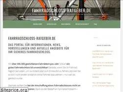 Sites similar to fahrradschloss-ratgeber.de