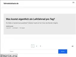 Sites similar to fahrradstattauto.de