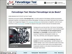 Sites similar to fahrradtraeger-test.org