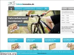 Sites similar to fahrradversenden.de