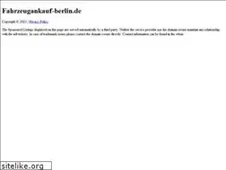 Sites similar to fahrzeugankauf-berlin.de