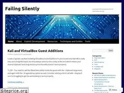 Sites similar to failingsilently.wordpress.com