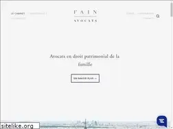Sites similar to fain-avocats.fr