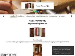 Sites similar to faiparos.hu