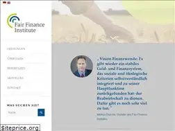 Sites similar to fair-finance-institute.de