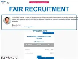 Sites similar to fair-recruitment.de