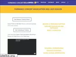 Sites similar to fairbanksconcert.org