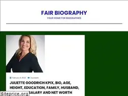 Sites similar to fairbiography.com