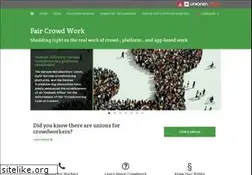 Sites similar to faircrowd.work