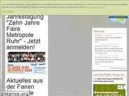 Sites similar to faire-metropole-ruhr.de