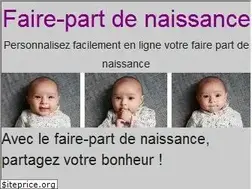 Sites similar to faire-part-naissance.org