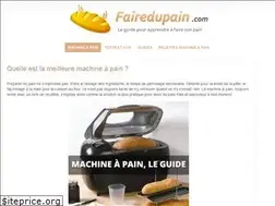 Sites similar to fairedupain.com