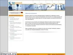 Sites similar to fairesearch.de