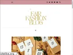 Sites similar to fairfashionblog.de