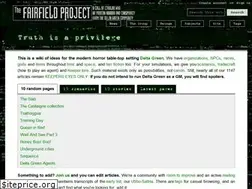 Sites similar to fairfieldproject.wikidot.com