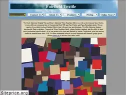Sites similar to fairfieldtextile.com