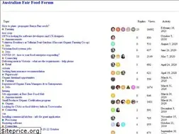 Sites similar to fairfoodforum.org.au