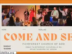 Sites similar to fairforestchurchofgod.com