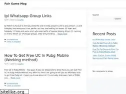 Sites similar to fairgamemag.com